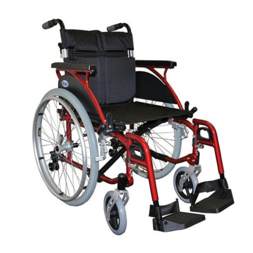 Lightweight Aluminium Self Propelled Wheelchair 18" Seat Width