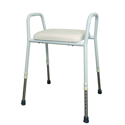 Lightweight Aluminium Shower Stool Padded Seat - Wheelchair Australia