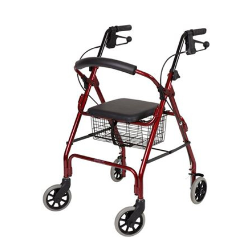 Mobility Mobile Walking Aid Rollator 8 inch Wheels 125kg